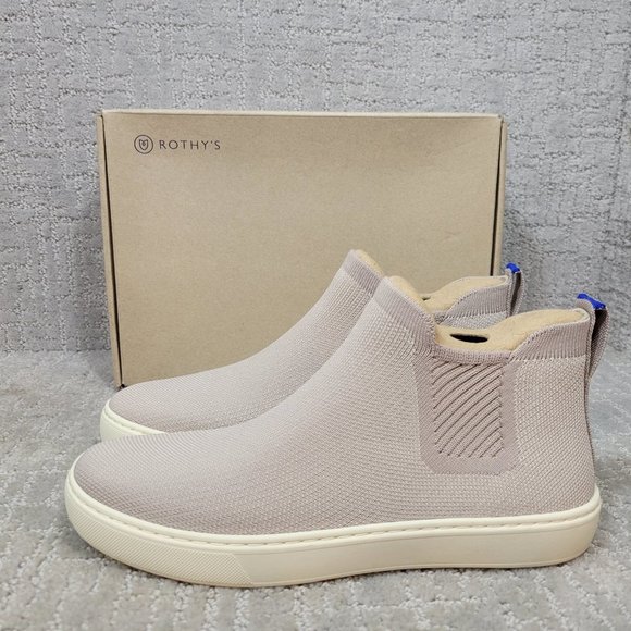 Rothy's Shoes - ROTHY'S The Chelsea Lilac Gray Ankle Boots Size 6, 8, 8.5, 9, 9.5, 10, 11.5